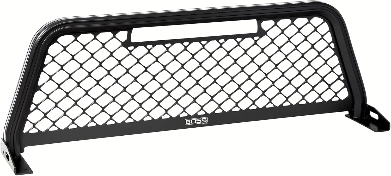 Putco 89055 Chevrolet Silverado and GMC Sierra 1500 BOSS Aluminum Headache Rack - Custom Fit Design for The 2019-2025 Silverado and Sierra - Made in The USA!