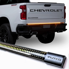 Putco 93009-60 Work Blade 60" LED Safety Light Bar - Universal Low Profile Safety Lighting - 48 Strobe Patterns - Amber, White, and Blue Output - Single Color and Dual Color Patterns.