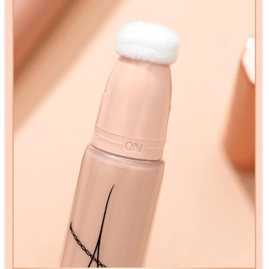 QiBest Air Cushion Waterproof liquid foundation Fully Covers Black Eyes concealer Matte Covers Invisible Pores Long term Natural Moisturizing Pure Essence Zero Cruel Women's Face Makeup Smooth and Light (B)