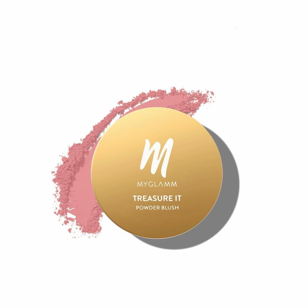 QURA Treasure IT Powder Matte Blush - Love (Pink Shade) | Long Lasting, Matte Finish Powder Blush with Vitamin E (4g)