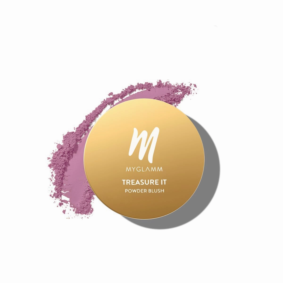 QURA Treasure IT Powder Matte Blush - Lust (Purple Shade) | Long Lasting, Matte Finish Powder Blush with Vitamin E (4g)