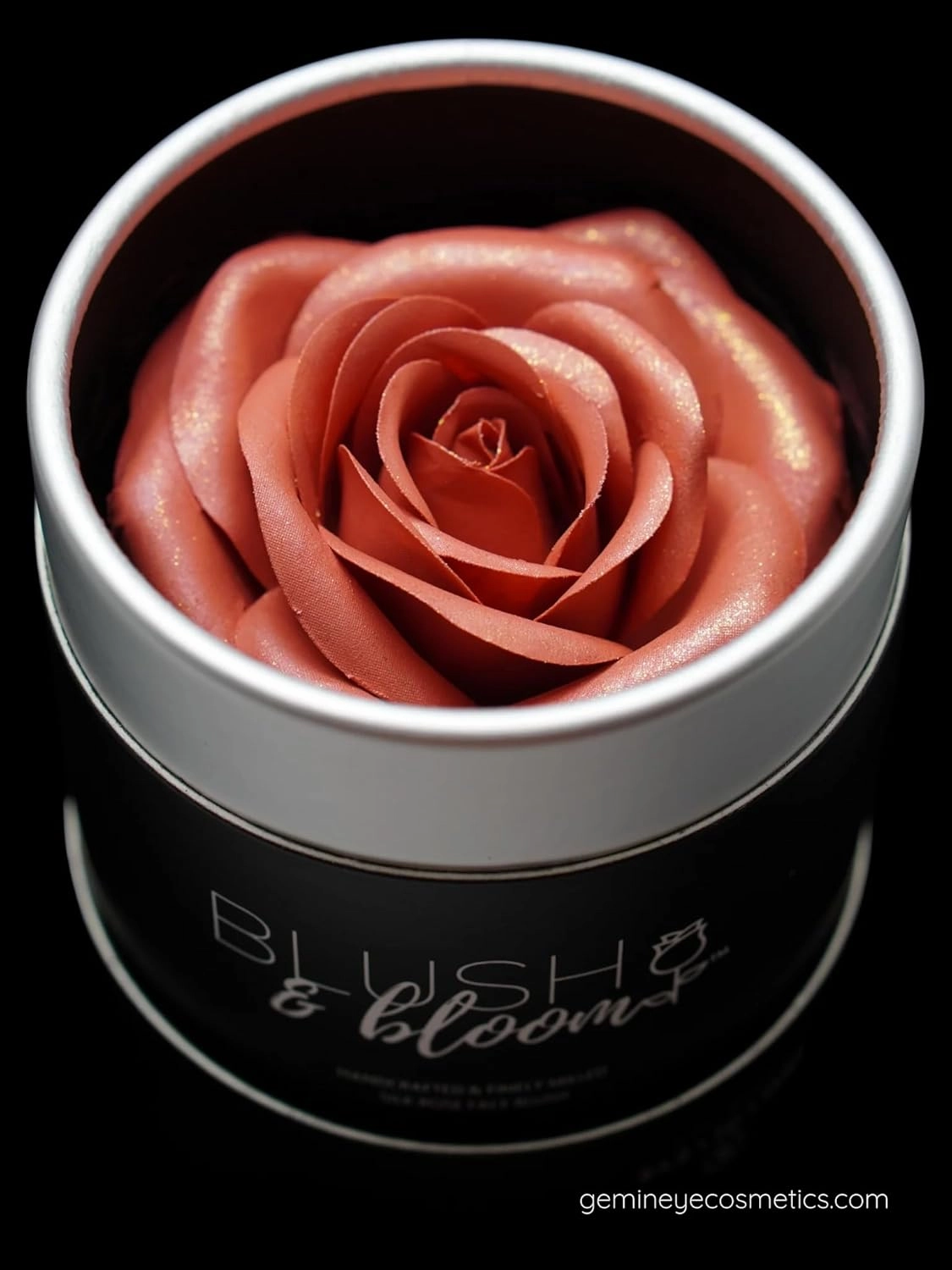 Radiant Roses GEM IN EYE Blush & Bloom Classic Edition 3D Silk Rose Blush-On Powder Rose Makeup Blush