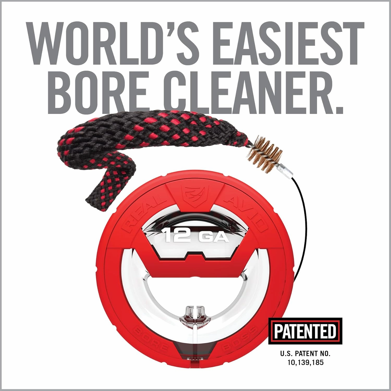 Real Avid Bore Cleaning Combo | Bore Boss Cleaning System | Rapid Pull Through Barrel & Bore Cleaning Cable w/Integrated Brush & Mop   CLP Cleaner and Lubricant