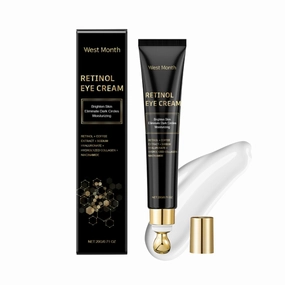 Retinol Eye Cream,Eye Serum treatment for Puffy Eye Bags,Anti-Aging Under Eye Cream,Reducing Fine Lines & Dark Circles,Collagen,Caffeine-Infused &Hyaluronic Acid