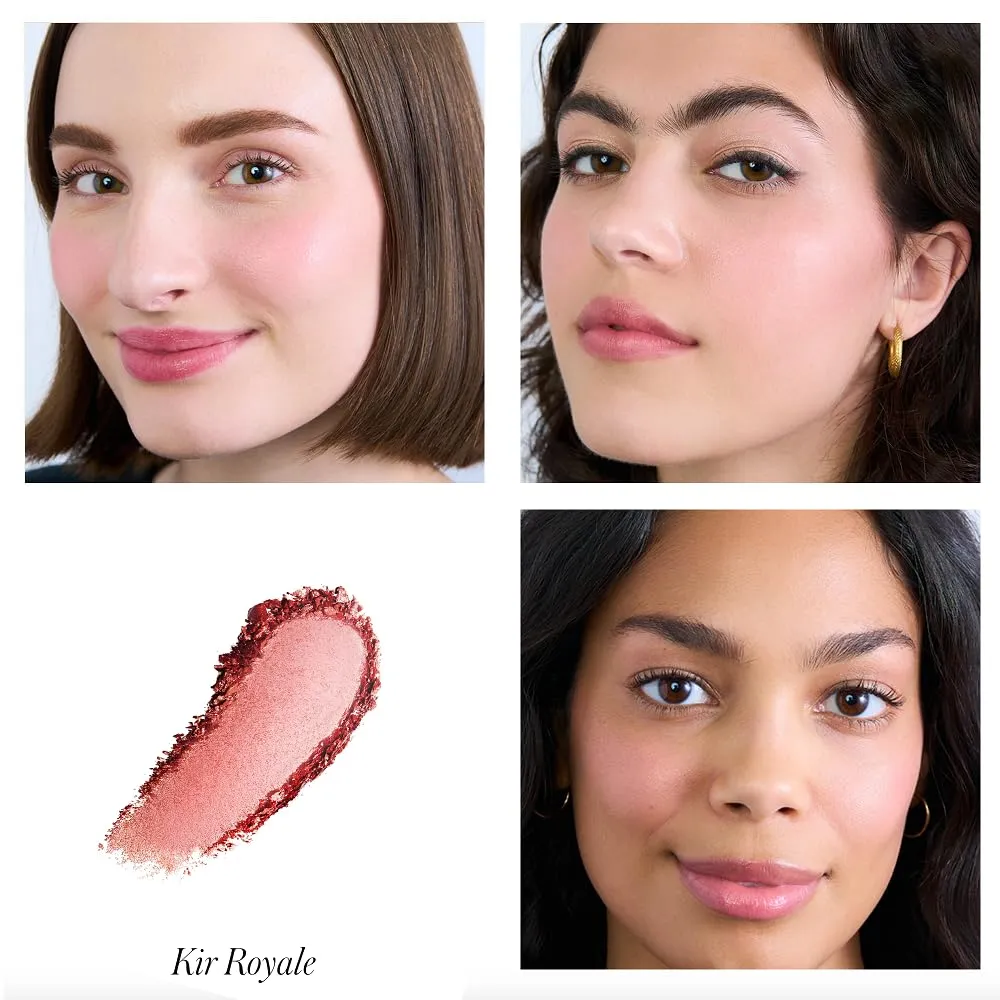 RMS Beauty ReDimension Hydra Powder Blush - Powder Gel Blush for Cheeks, Blush Cream, Cream Blush Makeup Shimmer Blush Powder Cheek Tint, Face Blushes