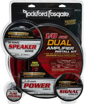 Rockford Fosgate Dual Amp Complete Kit