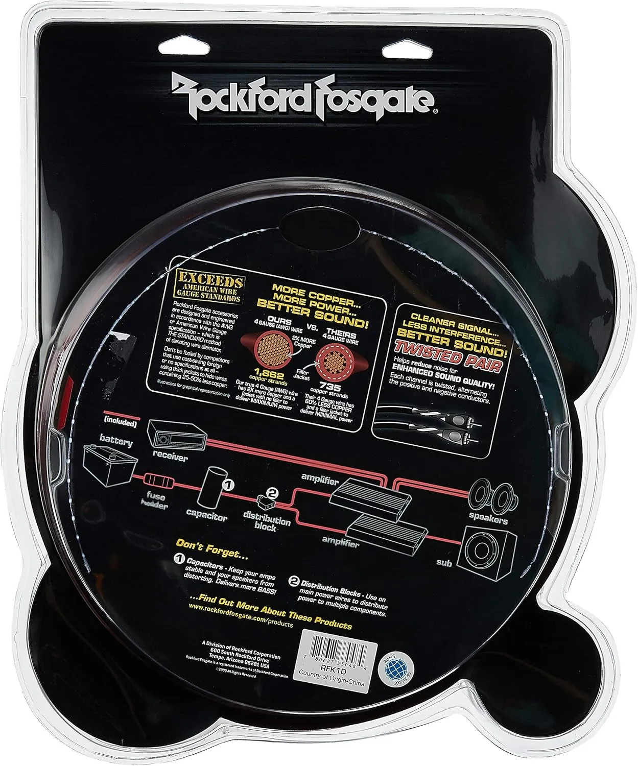 Rockford Fosgate Dual Amp Complete Kit