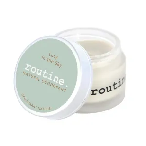 Routine. Natural and Aluminum Free Deodorant (2 Fluid Oz.) for Women and Men | Lucy in the Sky | Lavender, Patchouli, and Vanilla (Cream Jar Formula)