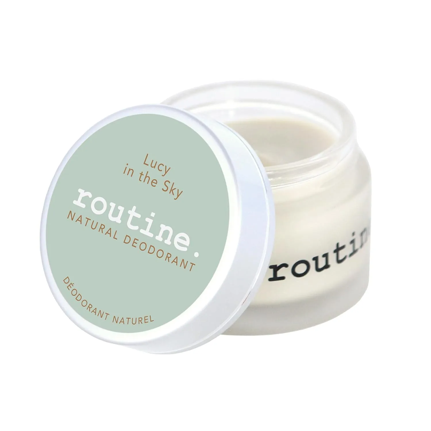 Routine. Natural and Aluminum Free Deodorant (2 Fluid Oz.) for Women and Men | Lucy in the Sky | Lavender, Patchouli, and Vanilla (Cream Jar Formula)