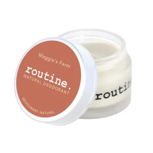 Routine. Natural and Aluminum Free Deodorant (2 Fluid Oz.) for Women and Men | Maggie's Farm | Amyris, Pink Grapefruit, Sage & Jasmine (Cream Jar Formula)