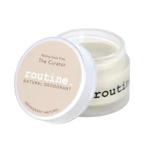 Routine. Natural Deodorant (2 Fluid Oz.) The Curator (Baking Soda Free) | Aluminum Free Natural Deodorant for Women & Men | Eucalyptus, Geranium, Black Spruce & Cocoa (Cream Jar Formula)