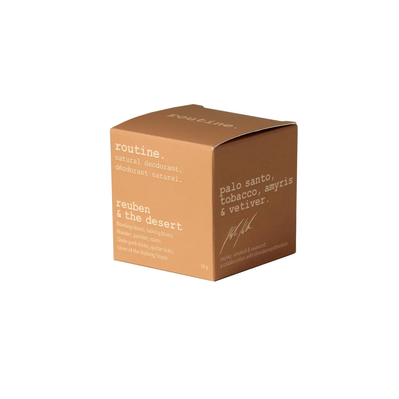 Routine Natural Deodorant Reuben & The Desert Deo Jar | 2 Fluid Oz. - Extra Sensitive Skin Formula | Aluminum Free Natural Deodorant For Women & Men (Cream Jar Formula)