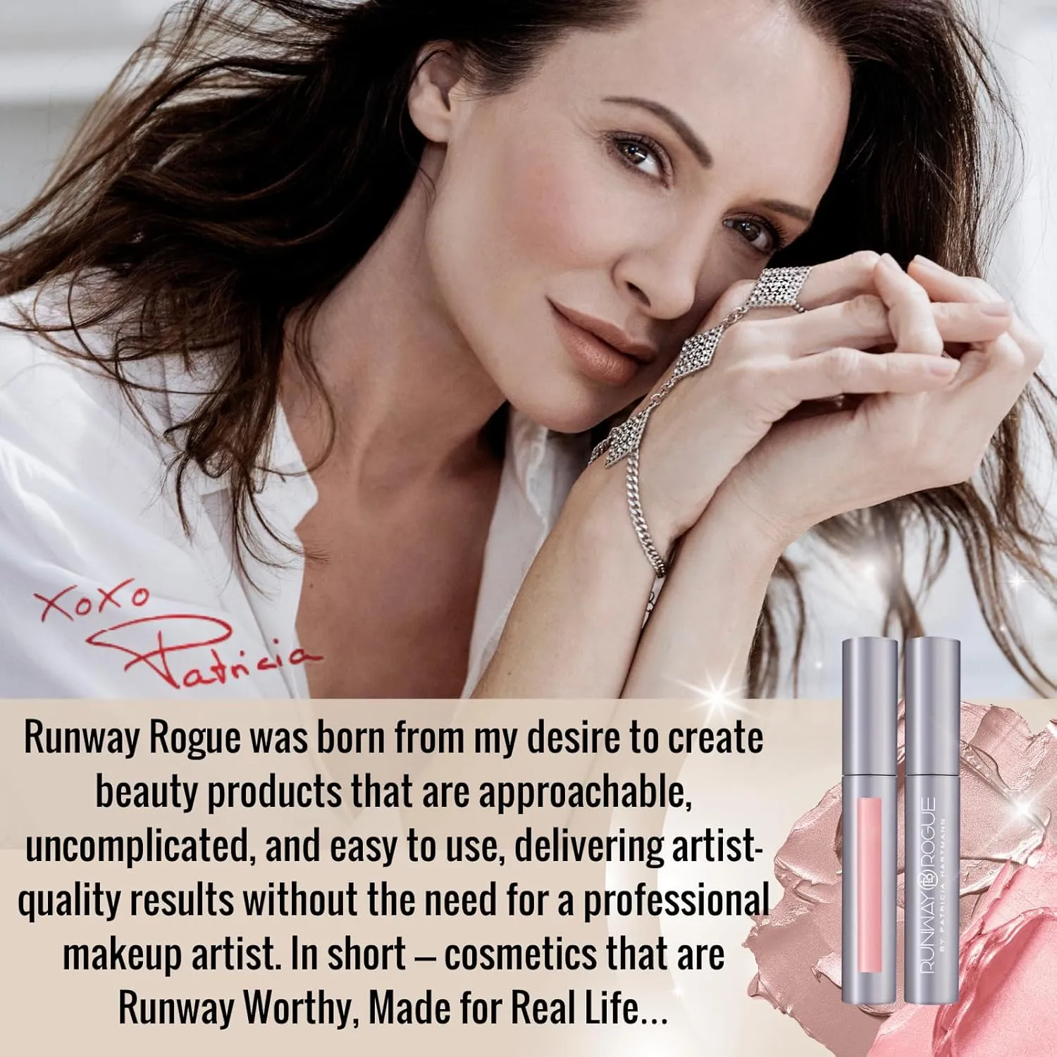 Runway Rogue Designer Liner Lip Pencil, Matte Soft Mocha Lip Liner Pencil and Lip Liner Sharpener, ‘Trendsetter’