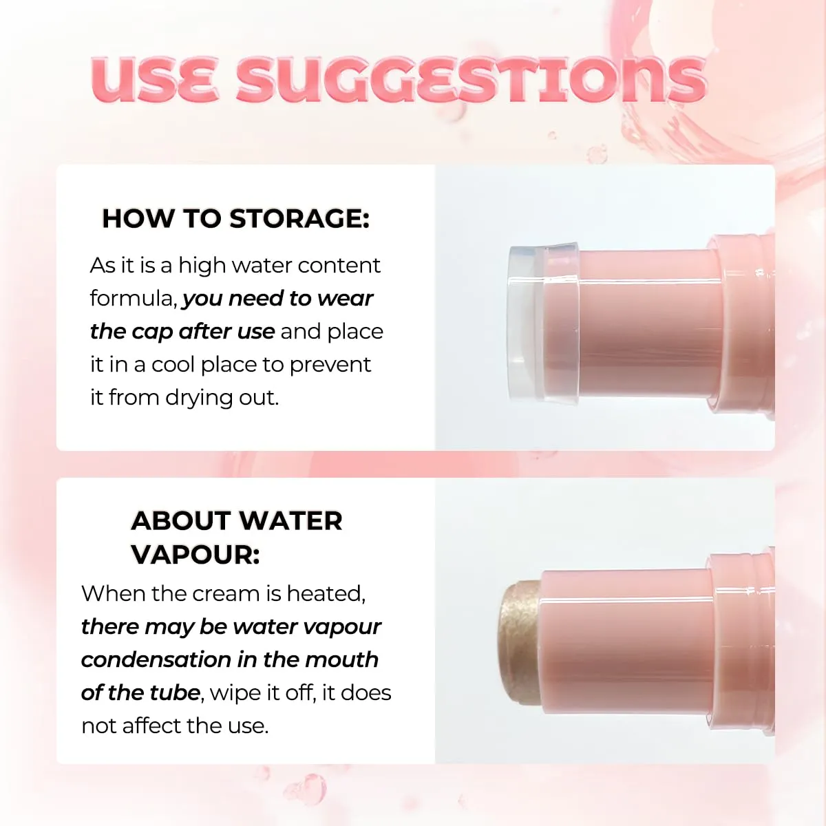 SACE LADY Jelly Highlighter Stick, Face Glow Sticks with Watery Radiant Finish, Easy Blend & Long Lasting, Multi-Use Cream Highlighter Makeup 3 Colors