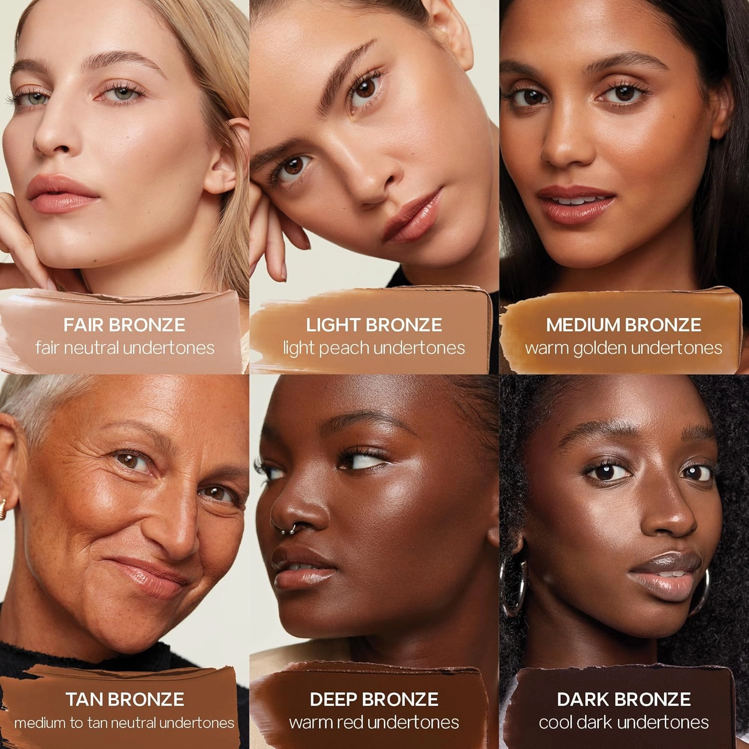 Saie Sun Melt Cream Bronzer - Buildable Balm Face Bronzer for Effortless Sculpting - Cream Contour Enriched with Vitamin C, Nourishing Skincare Ingredients & a Natural Finish - Dark Bronze (1 oz)
