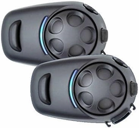 SENA SPH10HD-FM-01 Bluetooth Stereo Headset & Intercom Dual System for Half Helmets, Includes (2) Complete headsets Kits (Does NOT Include Helmet), SPH10HD-FM-01