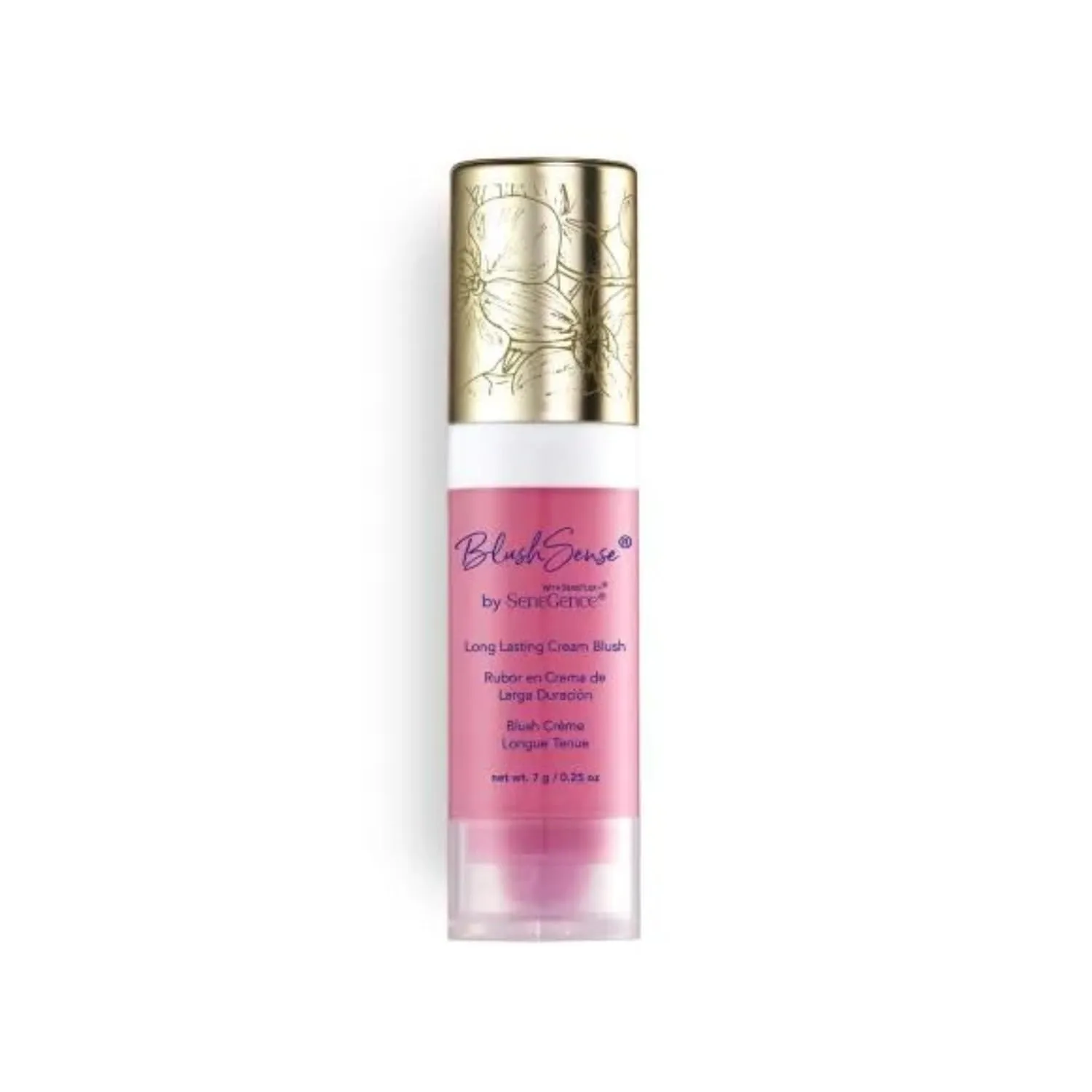 SeneGence BlushSense Cream Blush, Pink Berry, 0.25 Oz, Blendable Hydrating Formula with SenePlex  for Anti-Aging Benefits, Enriched with Vitamins B & E