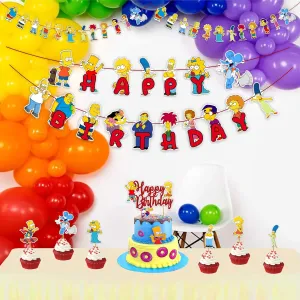 Seyal® Brt Simpson Theme Birthday Party Supplies