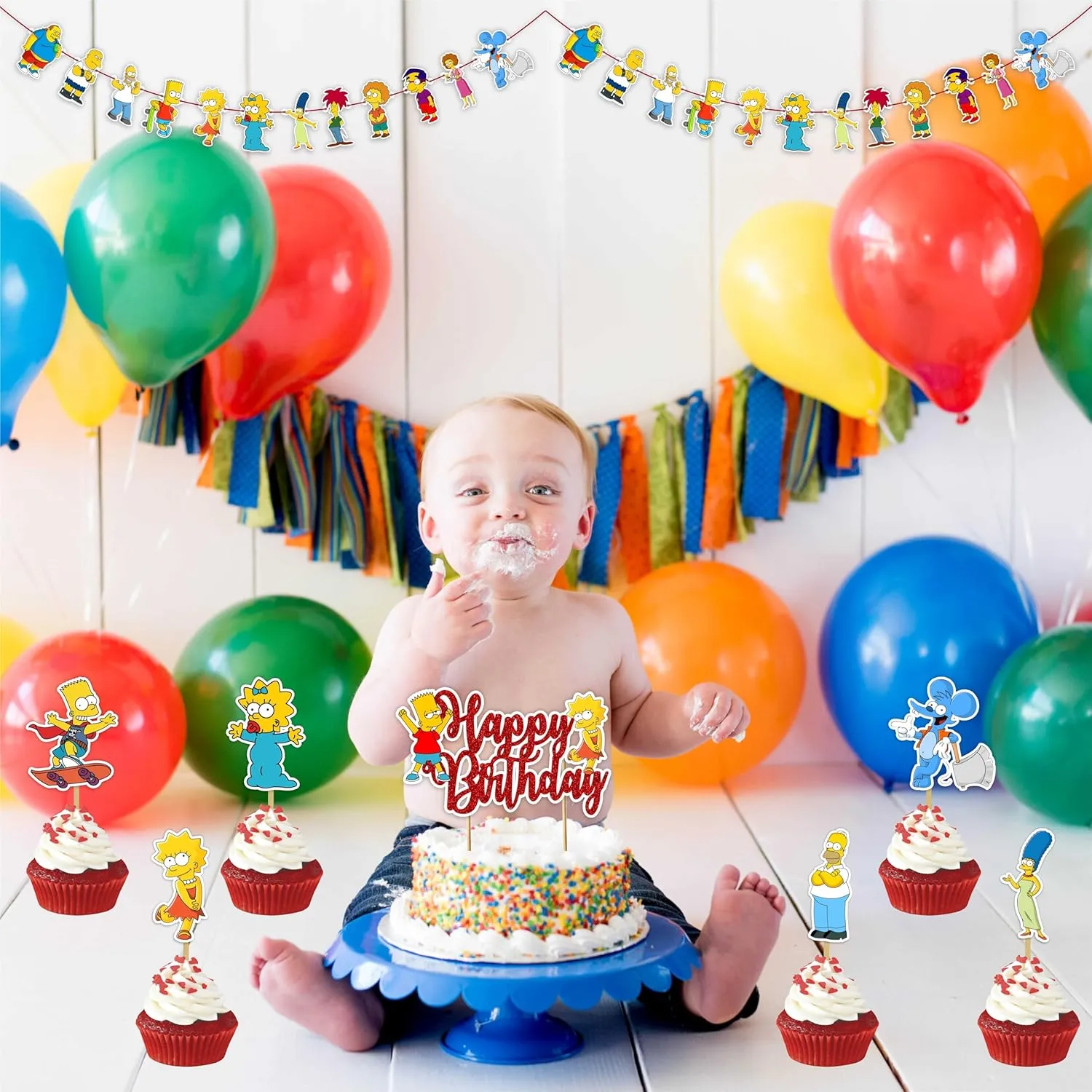 Seyal® Brt Simpson Theme Birthday Party Supplies