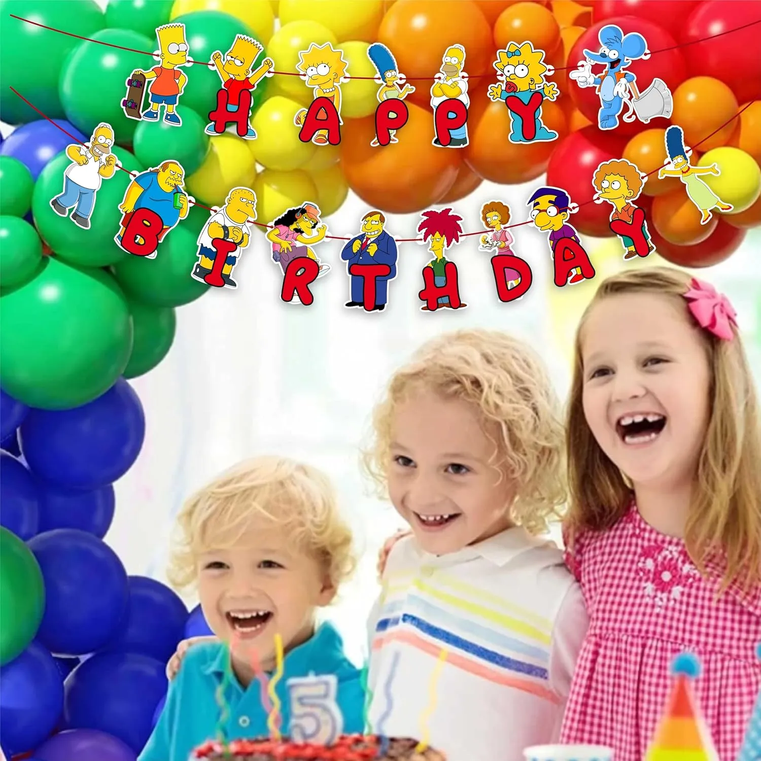 Seyal® Brt Simpson Theme Birthday Party Supplies