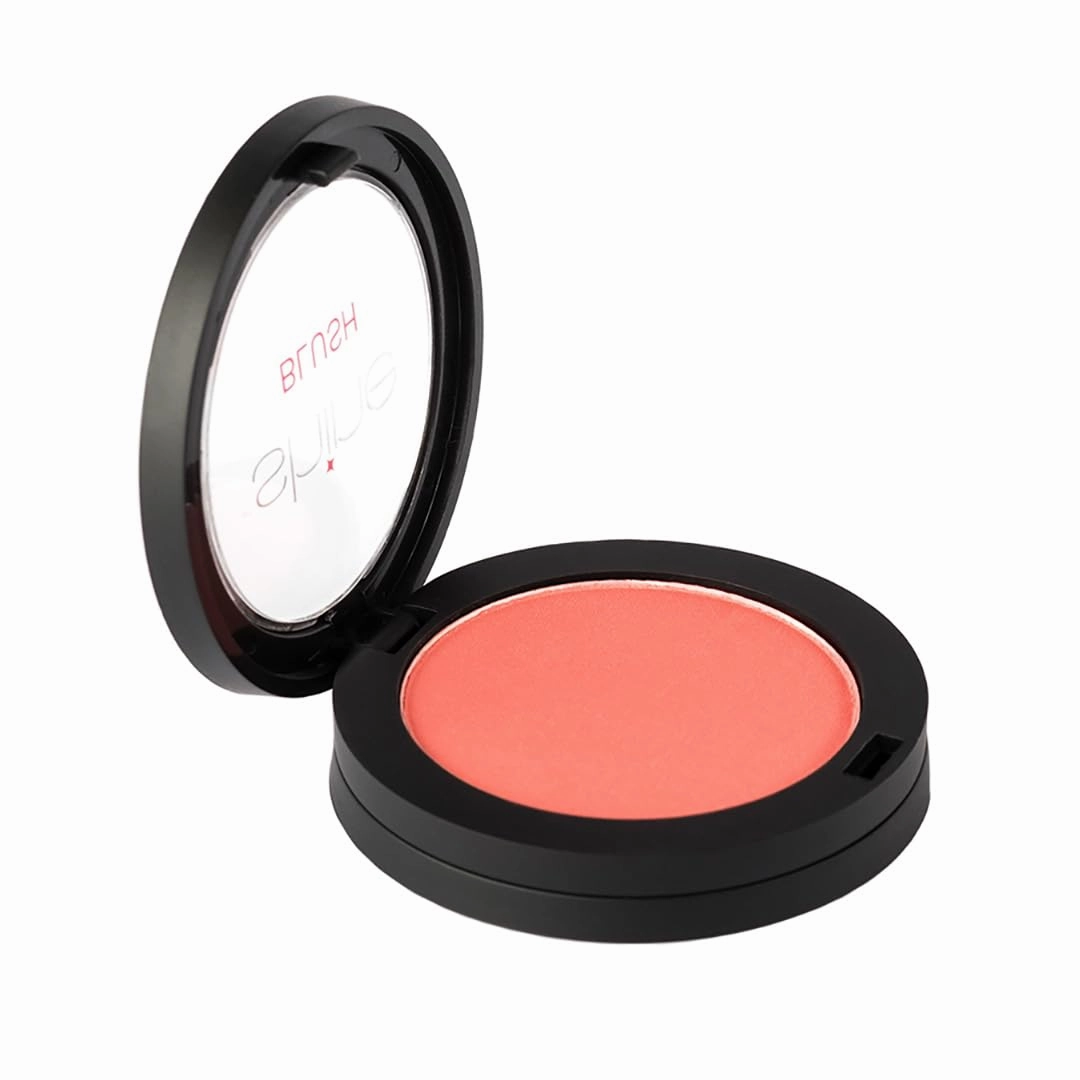 Shine Cosmetics Powder Blush, Natural-looking Finish, Long-Lasting, Lightweight & Buildable Powder Blush, Delivers a Flawless Finish (Nurture, .15 oz)