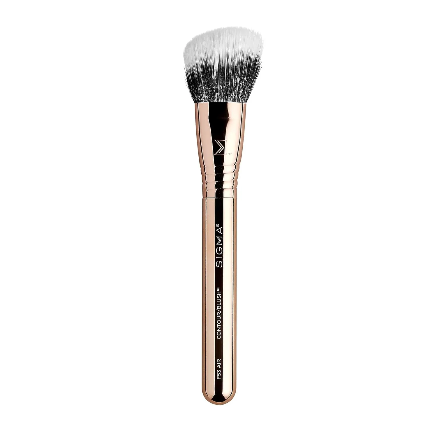 Sigma Beauty Bloom   Glow Makeup Brush Set – Set of 3 Face Makeup Brushes for Blush, Contour, Bronzer, and Highlighter, Includes Stylish Rose Gold Small Makeup Bag (4 Pcs)
