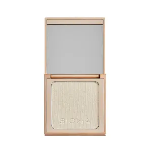 Sigma Beauty Highlighter Makeup – Illuminating Highlighting Powder for Face, Sheer Glimmer Face Highlighter for Cheeks, Cupid’s Bow, & Brow Bone (Moonbeam, Rich Pearl Metallic)