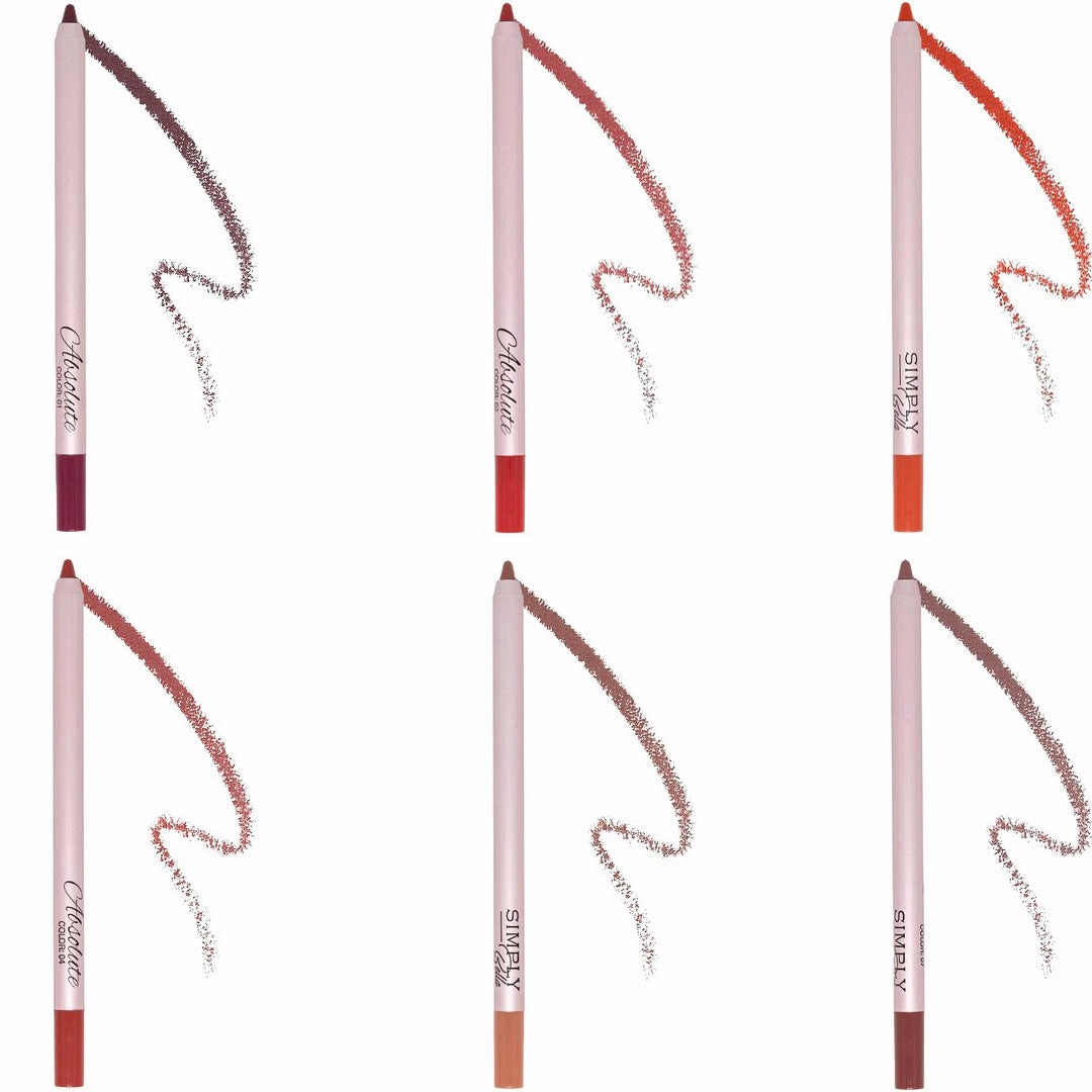 Simply Bella Absolute Waterproof Lip Liner Assorted- Wholesale 13 Units (S016)