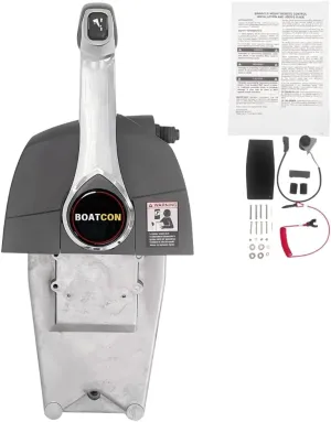 Single Lever Binnacle Remote Control Box 5006186 Top Mount For Johnson Evinrude OMC BRP Outboard Engine With Key Switch Push To Open