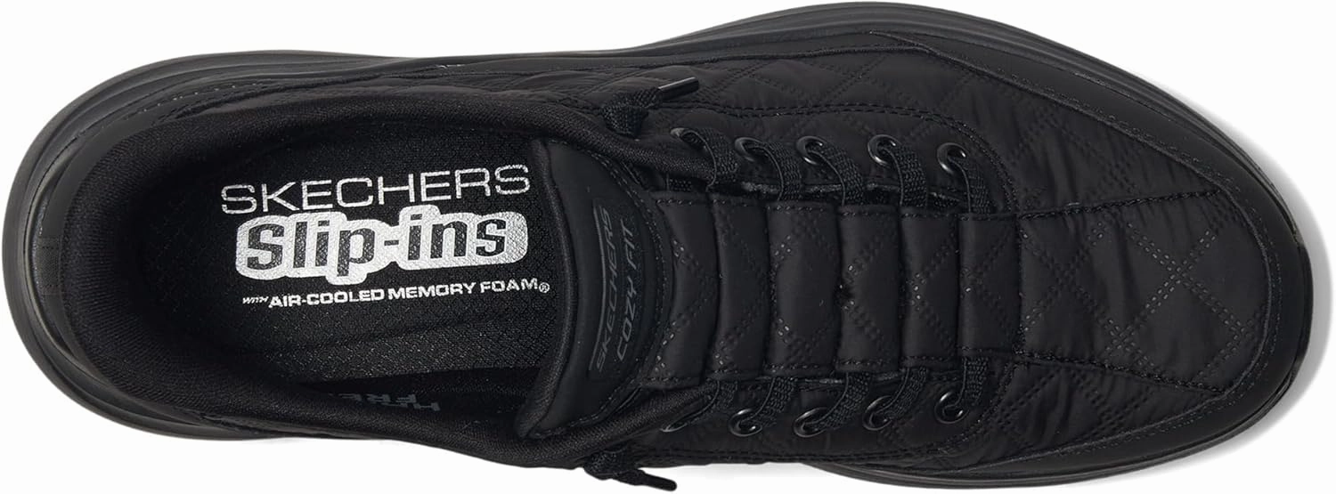 SKECHERS Women's Contour Foam-Cozy Fit Hands Free Slip-ins Sneaker