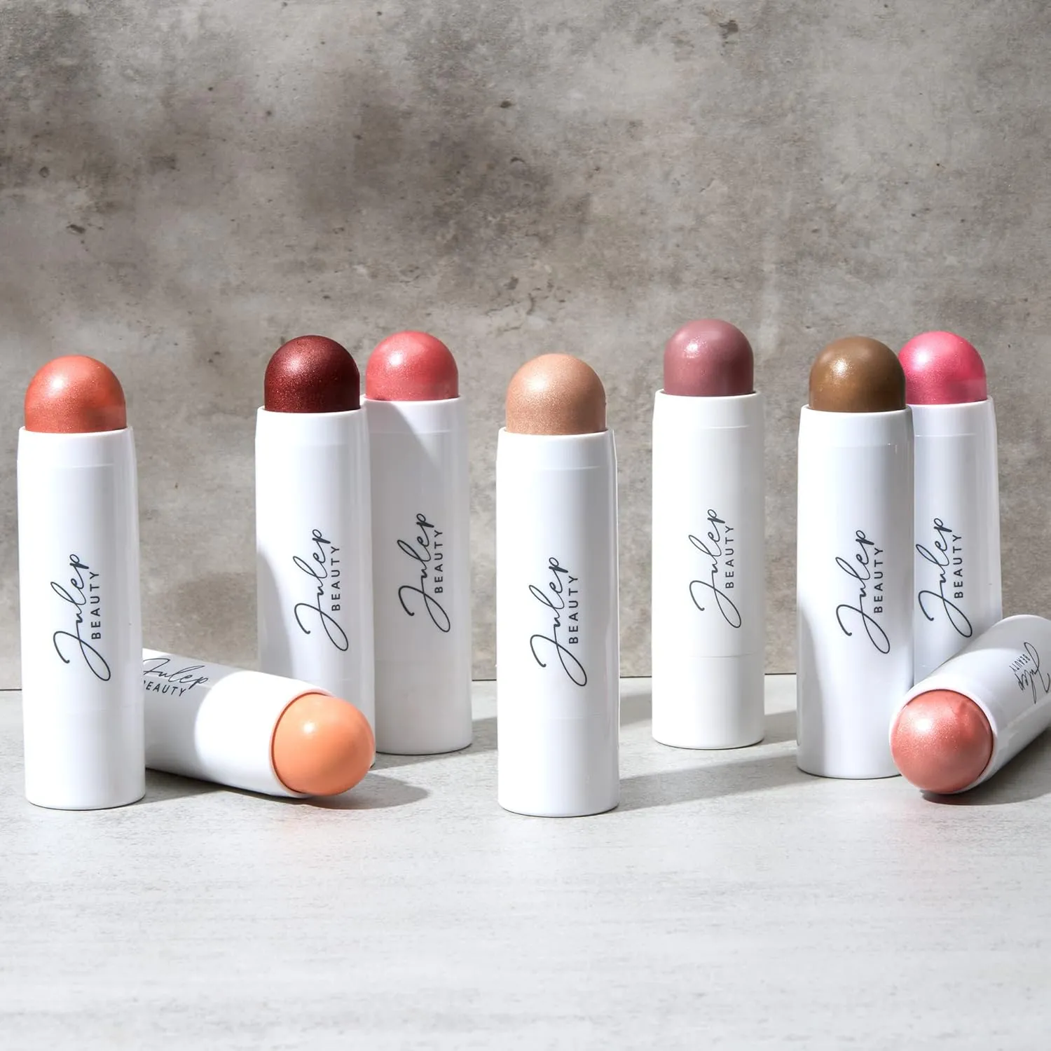 Skip The Brush Contour Duo - Cream to Powder Multi-Purpose Makeup Sticks - Pigmented, Buildable Color for Eyes, Cheeks, and Lips - Desert Rose   In Paradise