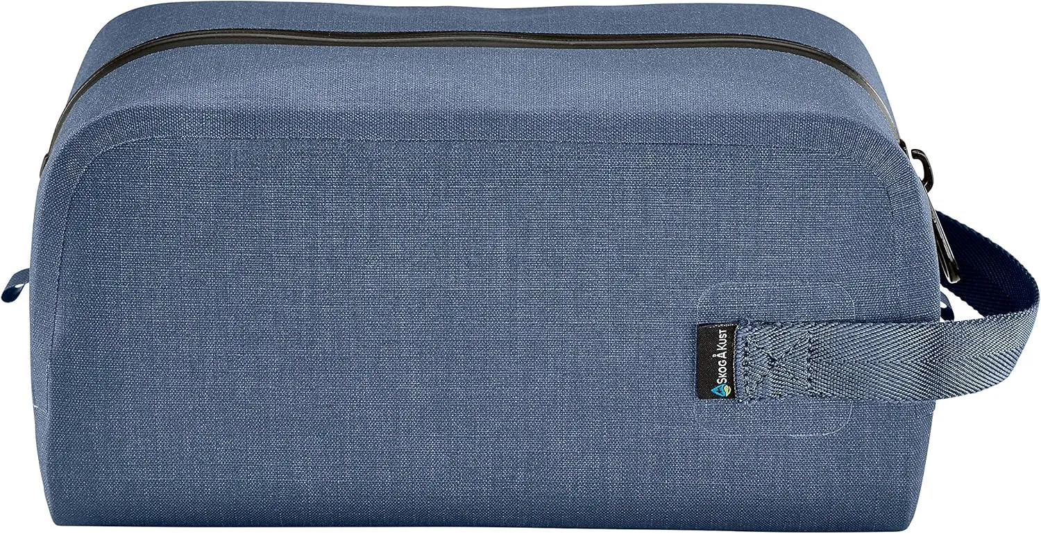 Skog Å Kust DoppSåk Waterproof & Leak-Proof Travel Toiletry Bag | Small, Midnight Blue