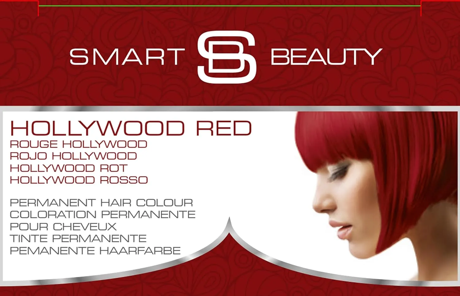 Smart Beauty Red Hair Dye with Plex Anti-Breakage Technology Protecting and Restoring Hair Structure, Plum Color, Vegan and Cruelty-Free