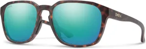 Smith Unisex Contour Lifestyle Sunglasses - Matte Tortoise Frame | ChromaPop Polarized Opal Mirror Lens