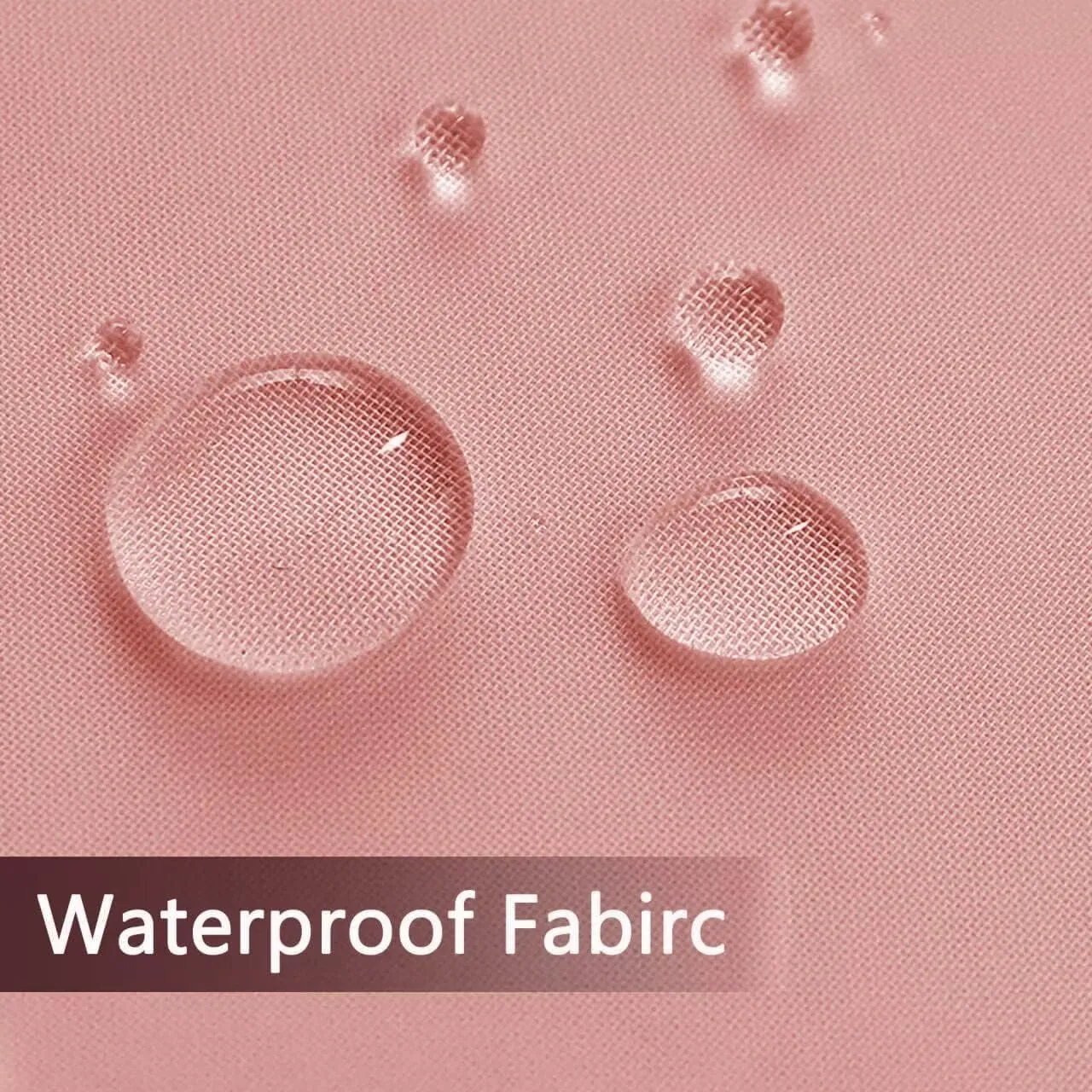 SpaceDresser Waterproof Outdoor Sheer Curtains for Patio - 2 Panels Rod Pocket Indoor Voile Sheer Curtain for Living Room,100W x 84L inch, Blush