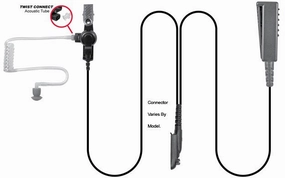 SPM-2303, 2-Wire Surveillance Kit (Palm Mic), Black