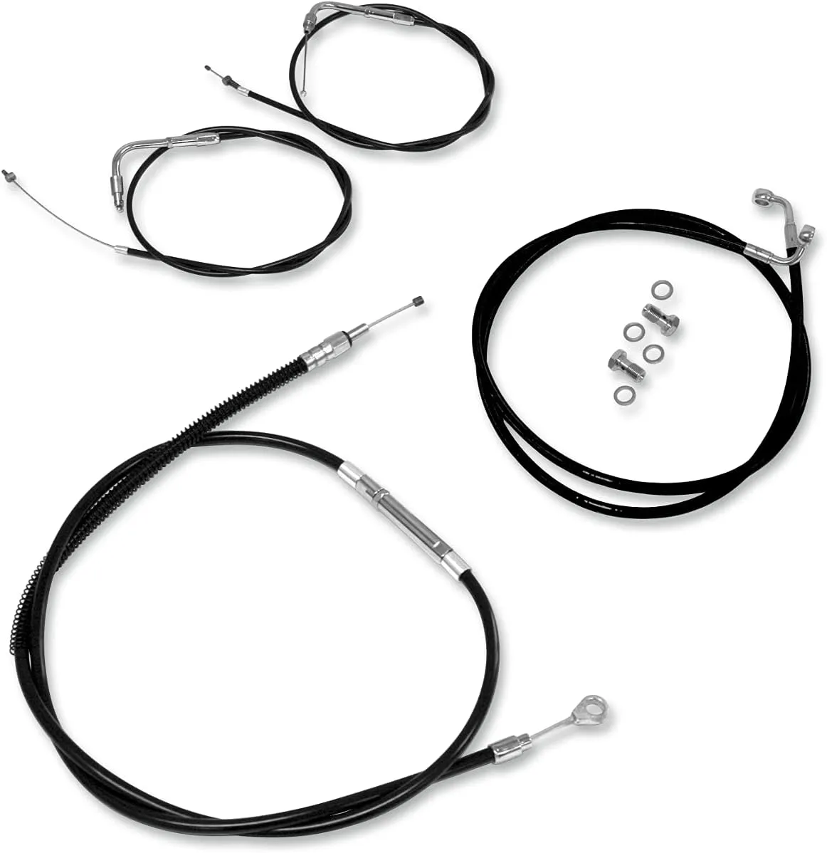 Stainless Cable and Line Kit ( 12in.) - Black BA-8050KT-12B