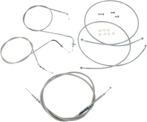 Stainless Handlebar Cable and Line Kit for 18"-20" Bars BA-801300KT-18