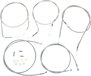 Stainless Handlebar Cable and Line Kit for 18"-20" Bars BA-8022KT-18