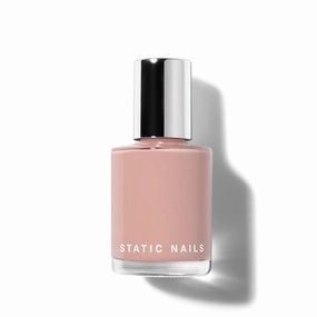 Static Nails Liquid Glass Lacquer, Longer Lasting 8  Free Treatment Nail Polish (Nudes/Neutrals) (You Make Me Blush) - Quick Dry Finger Nail Polish - DIY Nail Art Salon - Gift for Women