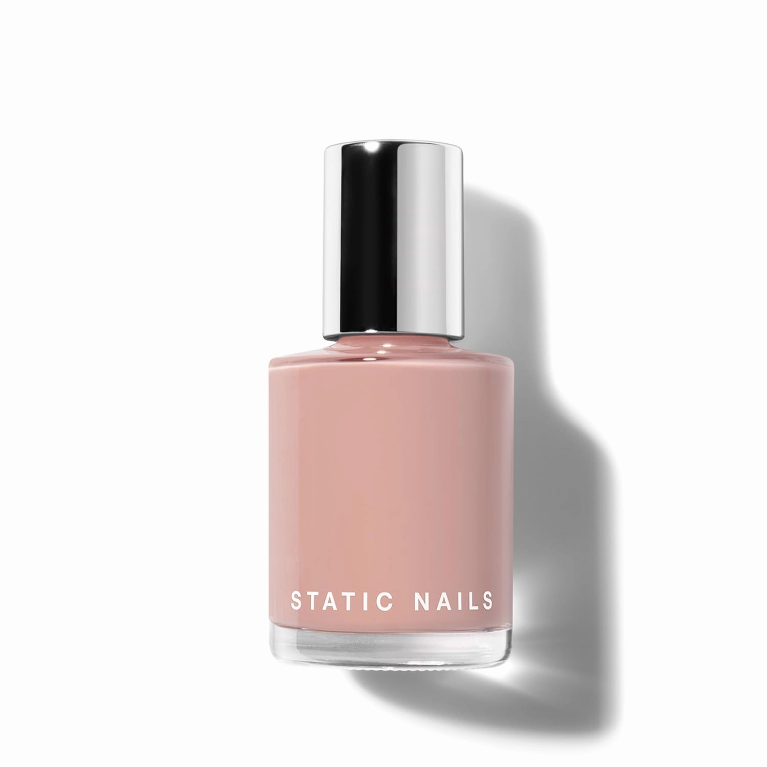 Static Nails Liquid Glass Lacquer, Longer Lasting 8  Free Treatment Nail Polish (Nudes/Neutrals) (You Make Me Blush) - Quick Dry Finger Nail Polish - DIY Nail Art Salon - Gift for Women