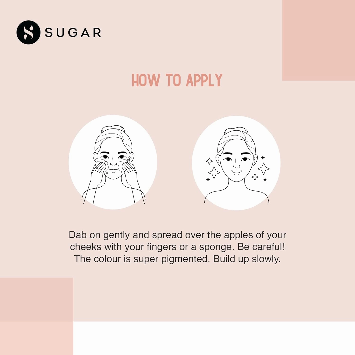 SUGAR Face Fwd Blush Stick - 01 Coral Climax (Bright Coral) Longlasting Formula, Lightweight
