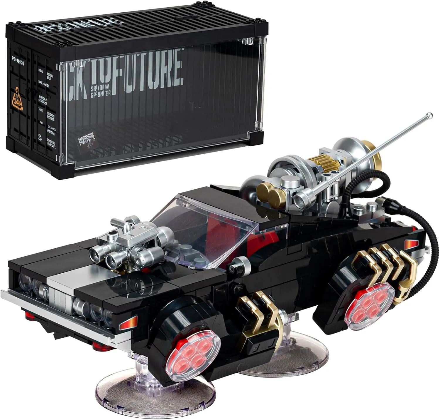 Super Model Car Kits with Display Case. 2-in-1 Car Toy Building Sets for Adults Men Teens Children, Motorsport Collectible Model Cars Building Toy for Christmas, birthdays, Halloween, Children's Day