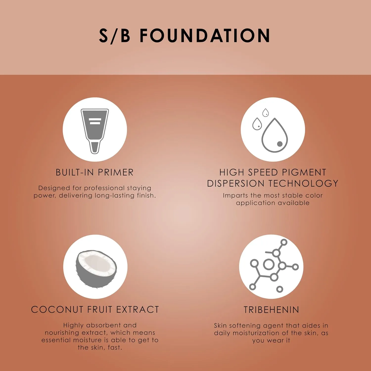 TEMPTU S/B Silicone-Based Airbrush Foundation: Professional Long-Wear Liquid Makeup, Sheer To Full Coverage For A Hydrated, Healthy-Looking Glow & Luminous, Dewy Finish On All Skin Types, 002 Blush Ivory, 4 Fl Oz