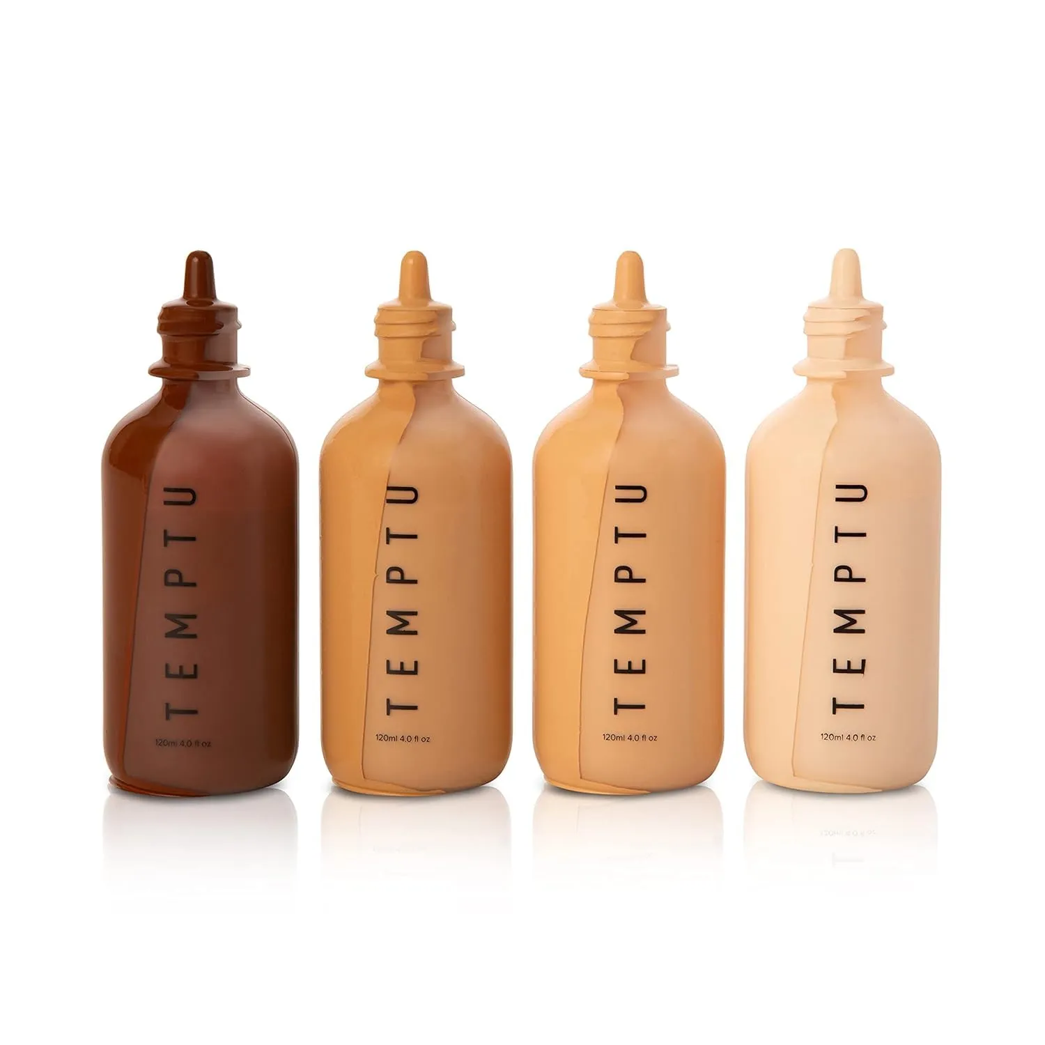 TEMPTU S/B Silicone-Based Airbrush Foundation: Professional Long-Wear Liquid Makeup, Sheer To Full Coverage For A Hydrated, Healthy-Looking Glow & Luminous, Dewy Finish On All Skin Types, 002 Blush Ivory, 4 Fl Oz