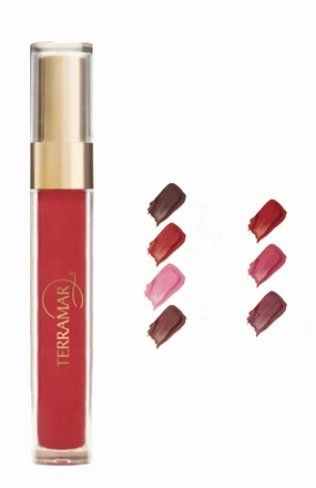 TERRAMAR Long-Lasting Liquid Lipstick, Intense Matte, Waterproof, 0.14 oz, No Transfer, Smudge-Proof, Full Coverage Lip Stain with Vitamin E (Rose)