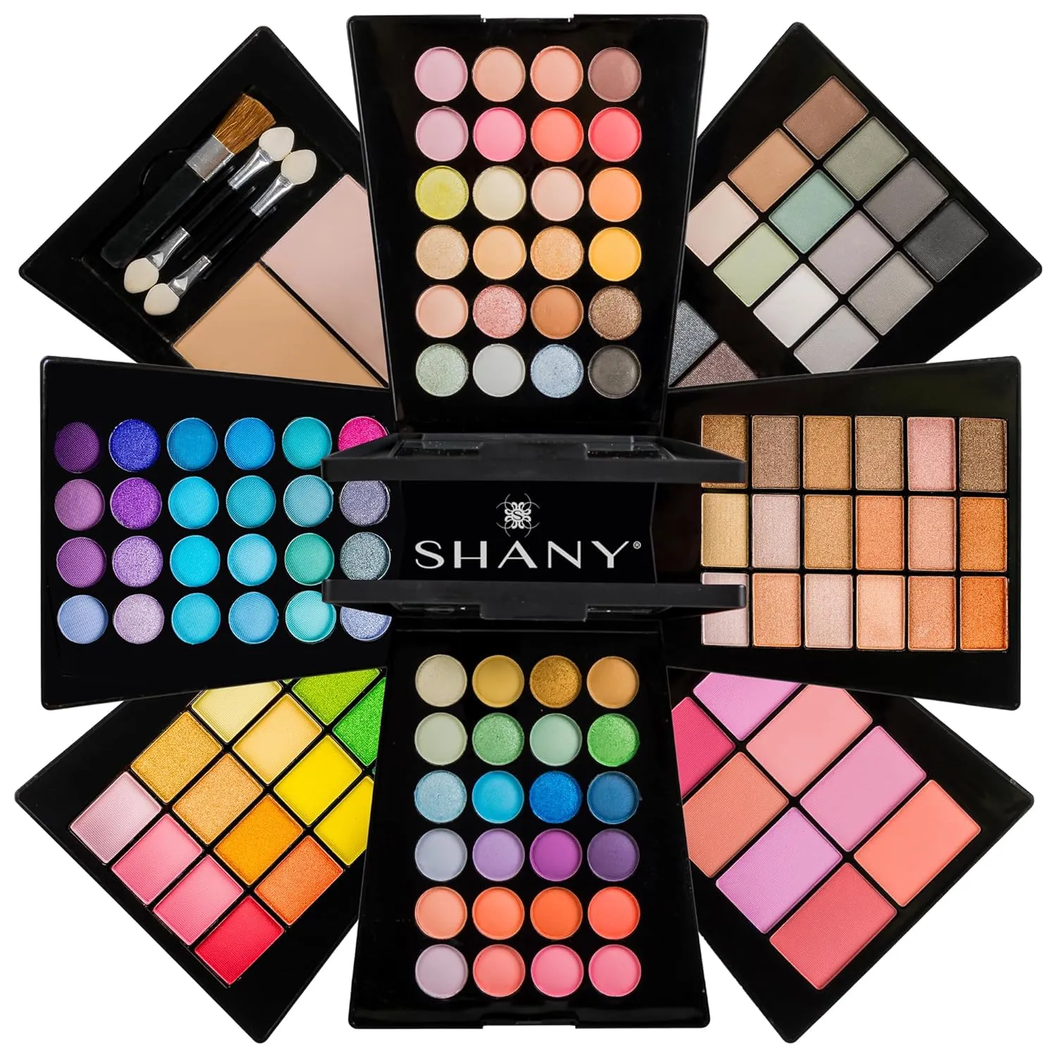 The SHANY Beauty Cliche Makeup Set - All-in-One Makeup Palette with Eyeshadows, Face Powders, and Blushes