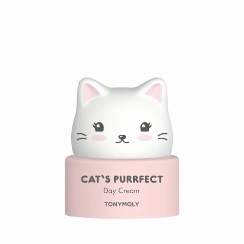 TONYMOLY Cat’s Purrfect Daily Defense Kit - Face Day Cream, Soothing Facial Cream, 50 g   Eye Contour Stick, Illuminates Tired Puffy Skin, 9 g   Eye Mask, Softens and Hydrates with Milk Protein, 3 ct