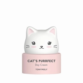 TONYMOLY Cat’s Purrfect Daily Defense Kit - Face Day Cream, Soothing Facial Cream, 50 g   Eye Contour Stick, Illuminates Tired Puffy Skin, 9 g   Eye Mask, Softens and Hydrates with Milk Protein, 3 ct