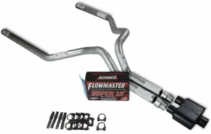 Truck Exhaust Kits Shopline Dual 3 inch Fits Ram 1500 09'-18' Flowmaster Super 10